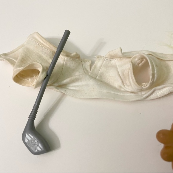 Vintage Russ Trolls Golf Pro Troll dressed with Golf Club Outfit Visor - Picture 14 of 16